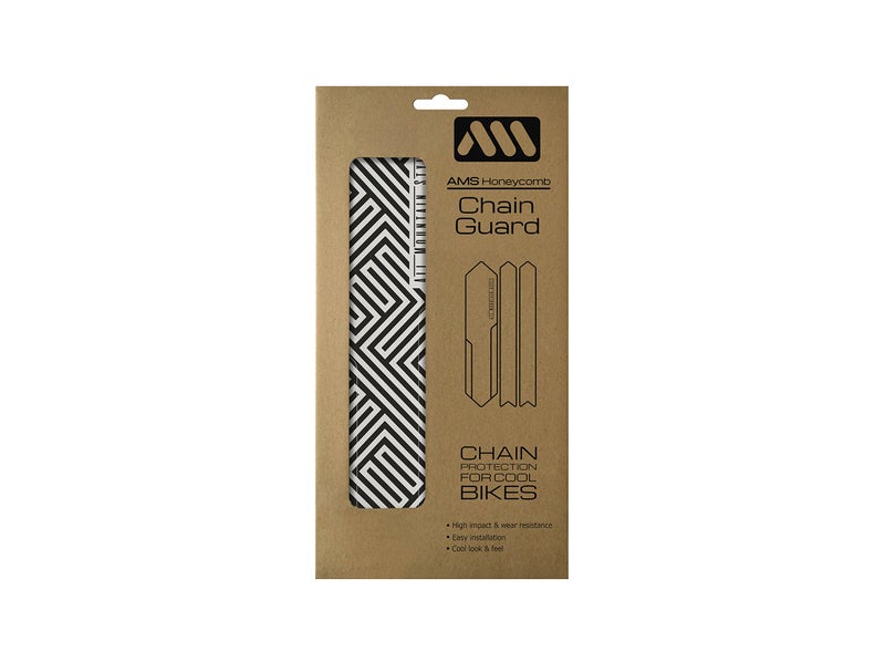 All Mountain Style Chain Guard - Protects Rear Part of Your Bike from Scratches & Dings! - Maze/Black, Maze - Image 1